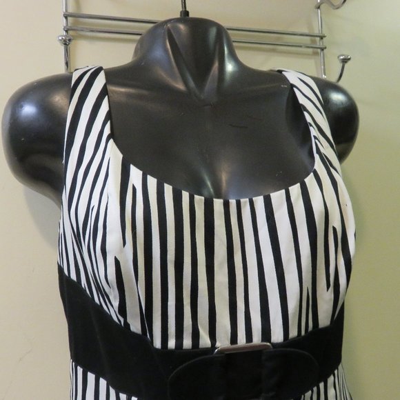 NINE WEST DRESS / SIZE 14 / COTT/SPANDEX / LINED - Picture 3 of 9